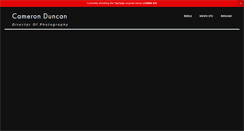 Desktop Screenshot of cameronduncan.net