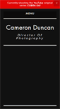 Mobile Screenshot of cameronduncan.net